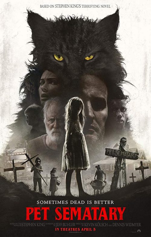Pet Sematary 2019 movie cover horror stephen king